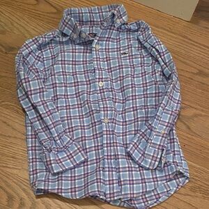 Vineyard Vines Kids Multicolor Plaid Button Down Shirt Flannel